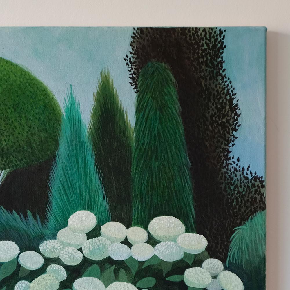 peinture minimaliste paysage