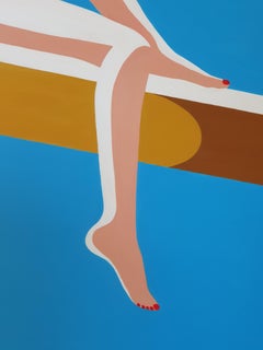 Pedicure - contemporary minimalist painting