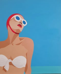 Sunny days - contemporary minimalist painting