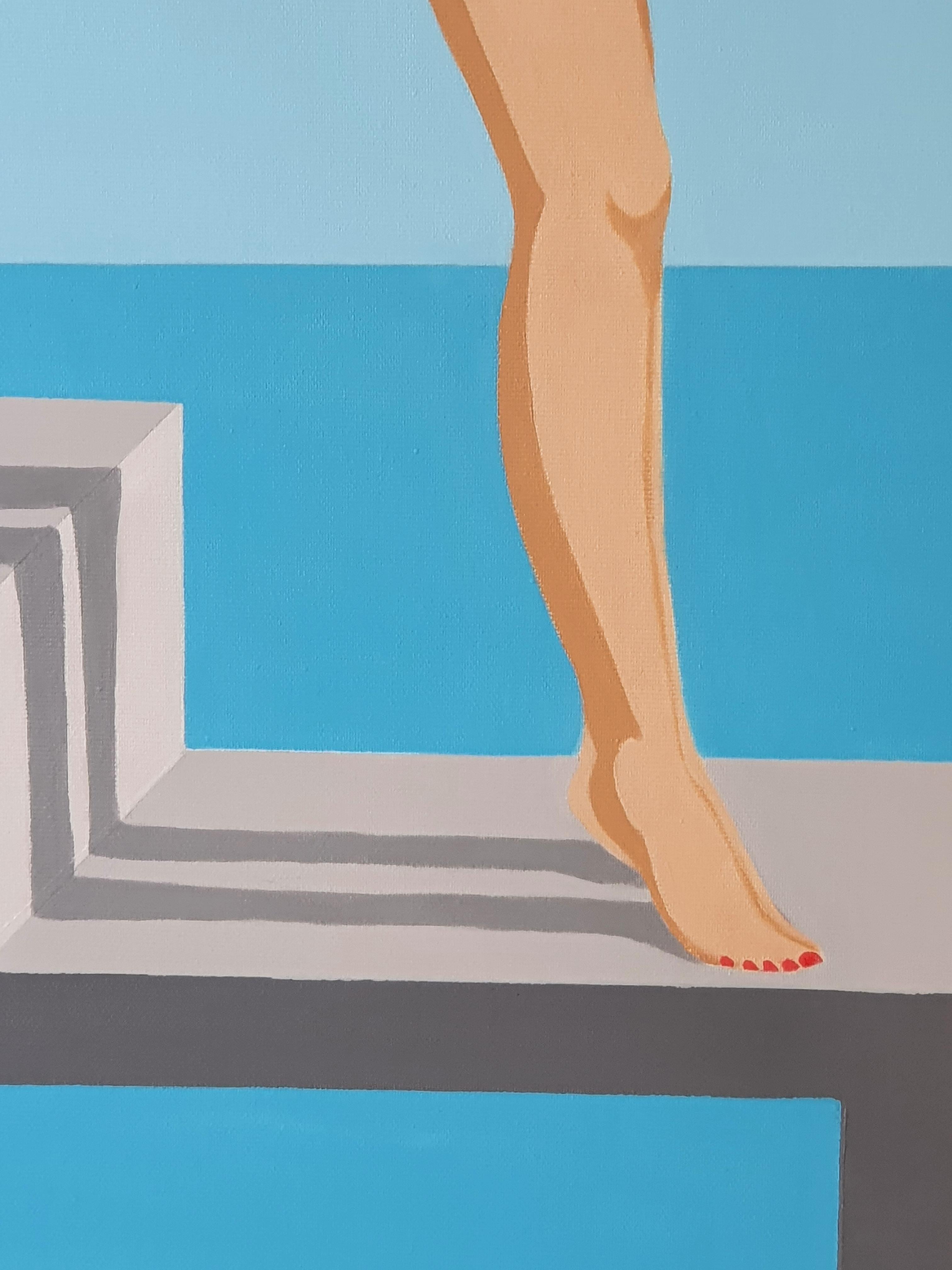 Stairway to heaven - contemporary minimalist painting 1