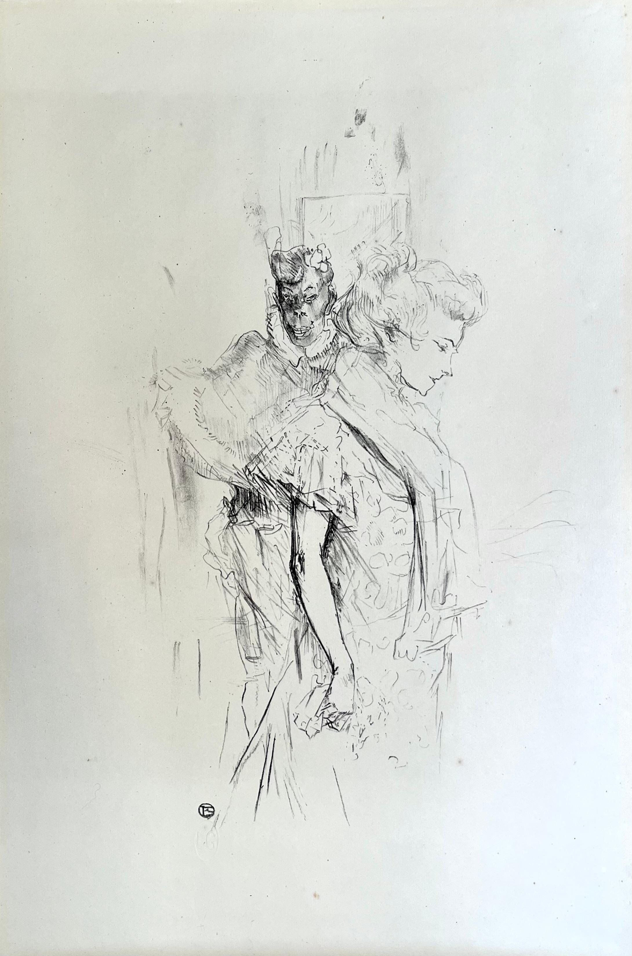 (After) Henri Toulouse Lautrec Figurative Art - Blanche et Noire