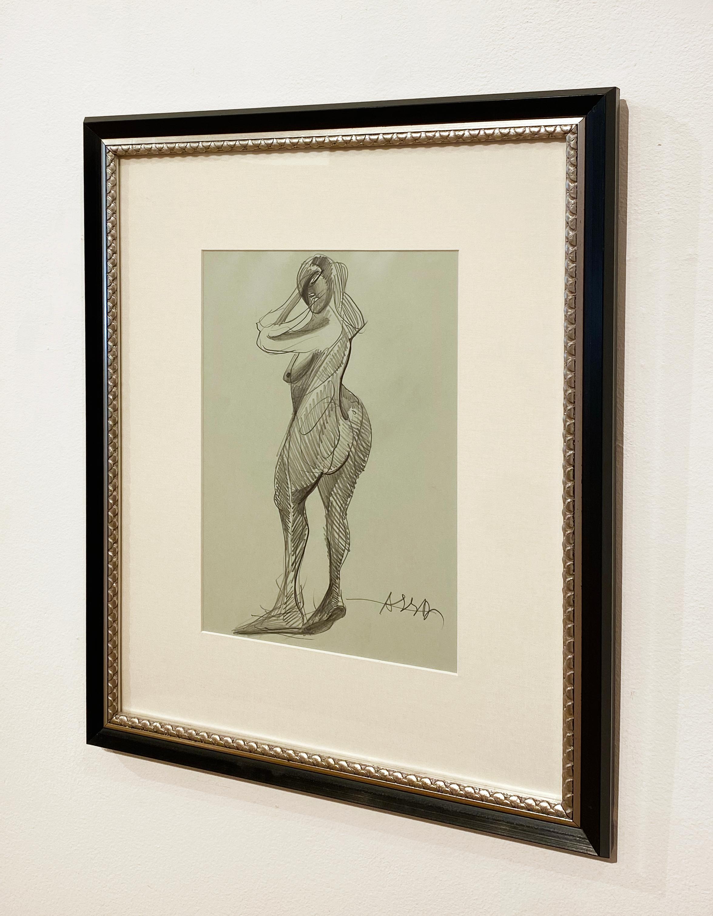 Untitled 8 - Beige Nude by Greddy Assa