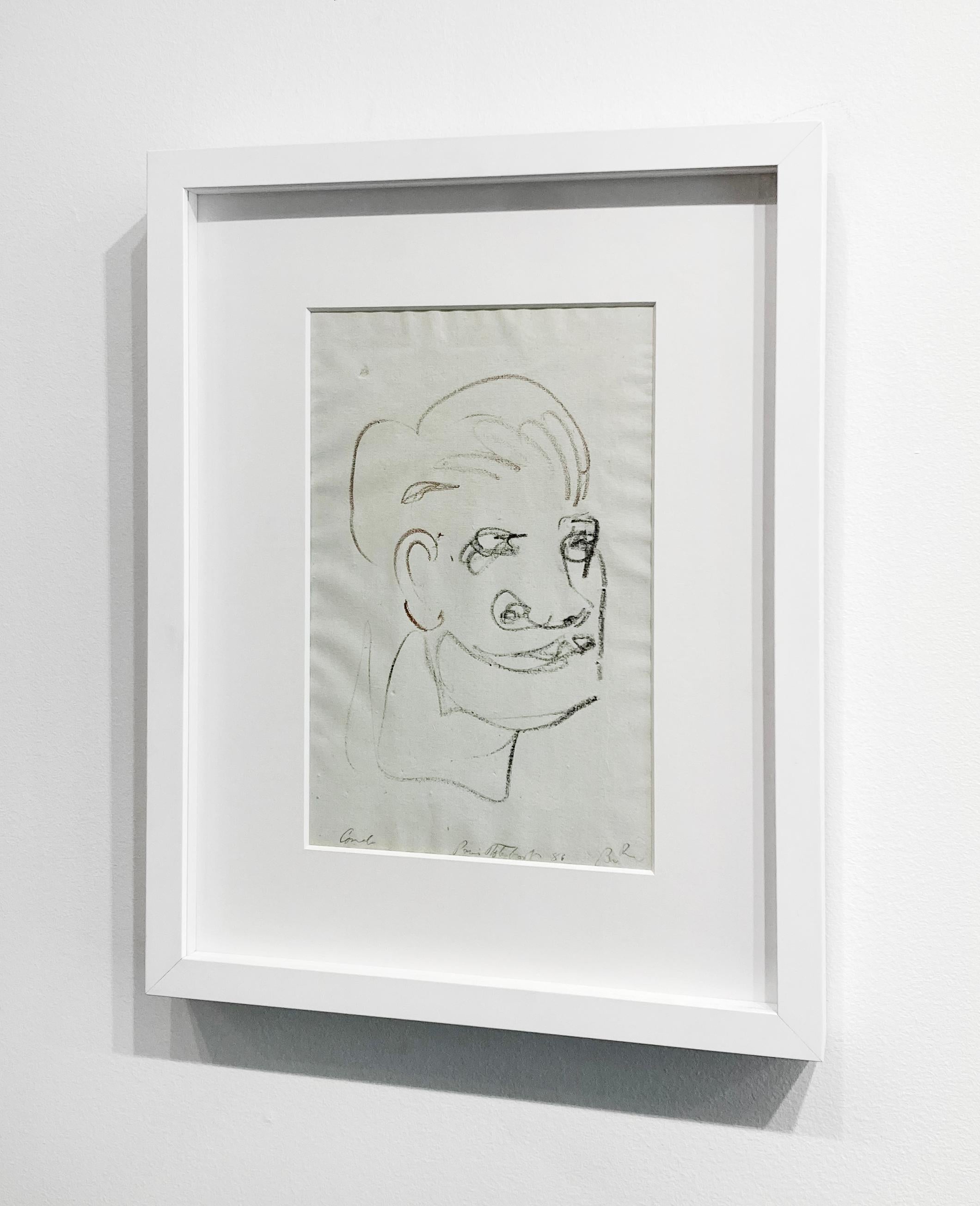 Sans titre (portrait masculin) - Contemporain Art par George Condo
