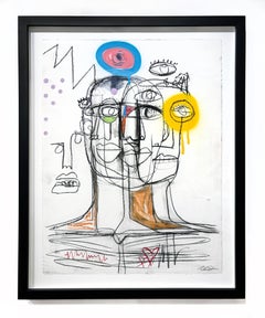 Clarence James, "Sin título (1)" dibujo único sobre papel