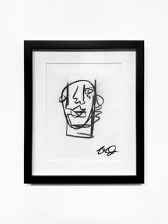 Clarence James, "Ohne Titel" Unikatzeichnung auf Papier