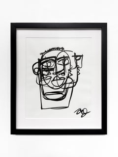 Clarence James, "Ohne Titel" Unikatzeichnung auf Papier