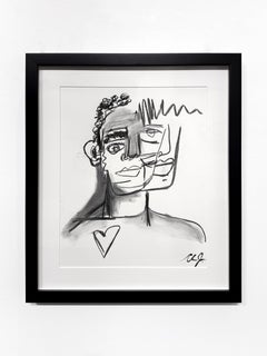 Clarence James, "Untitled" unique drawing on paper