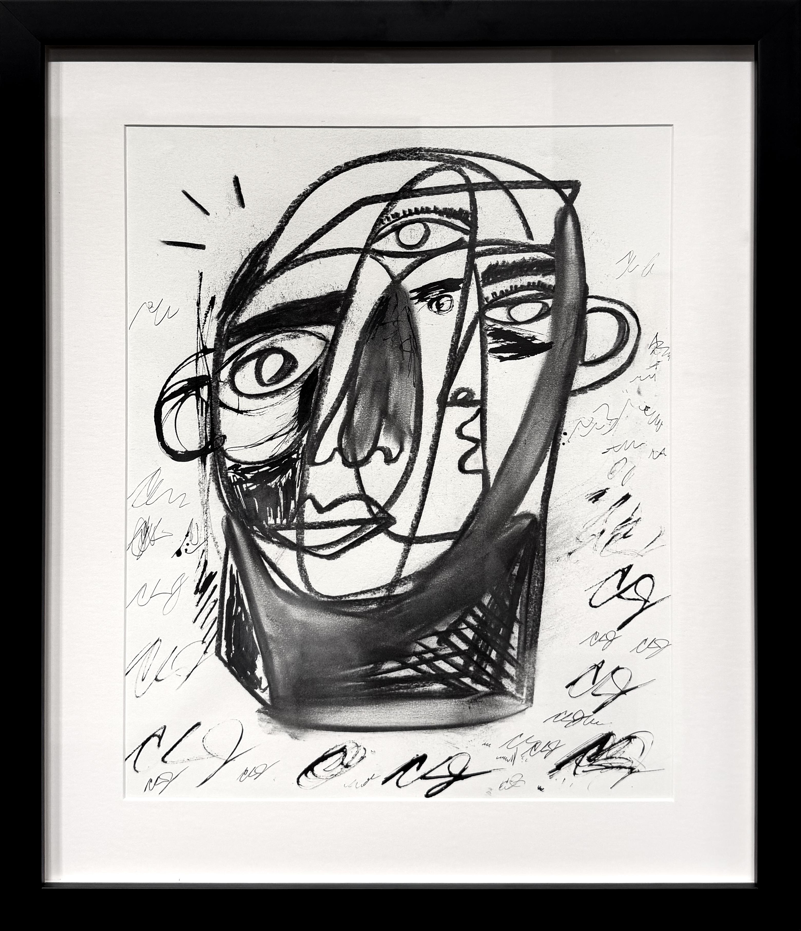 Clarence James, "Senza titolo", disegno unico su carta