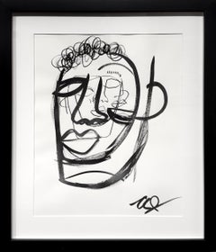 Clarence James, "Ohne Titel" Unikatzeichnung auf Papier