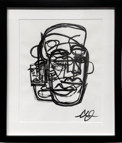 Clarence James, "Ohne Titel" Unikatzeichnung auf Papier