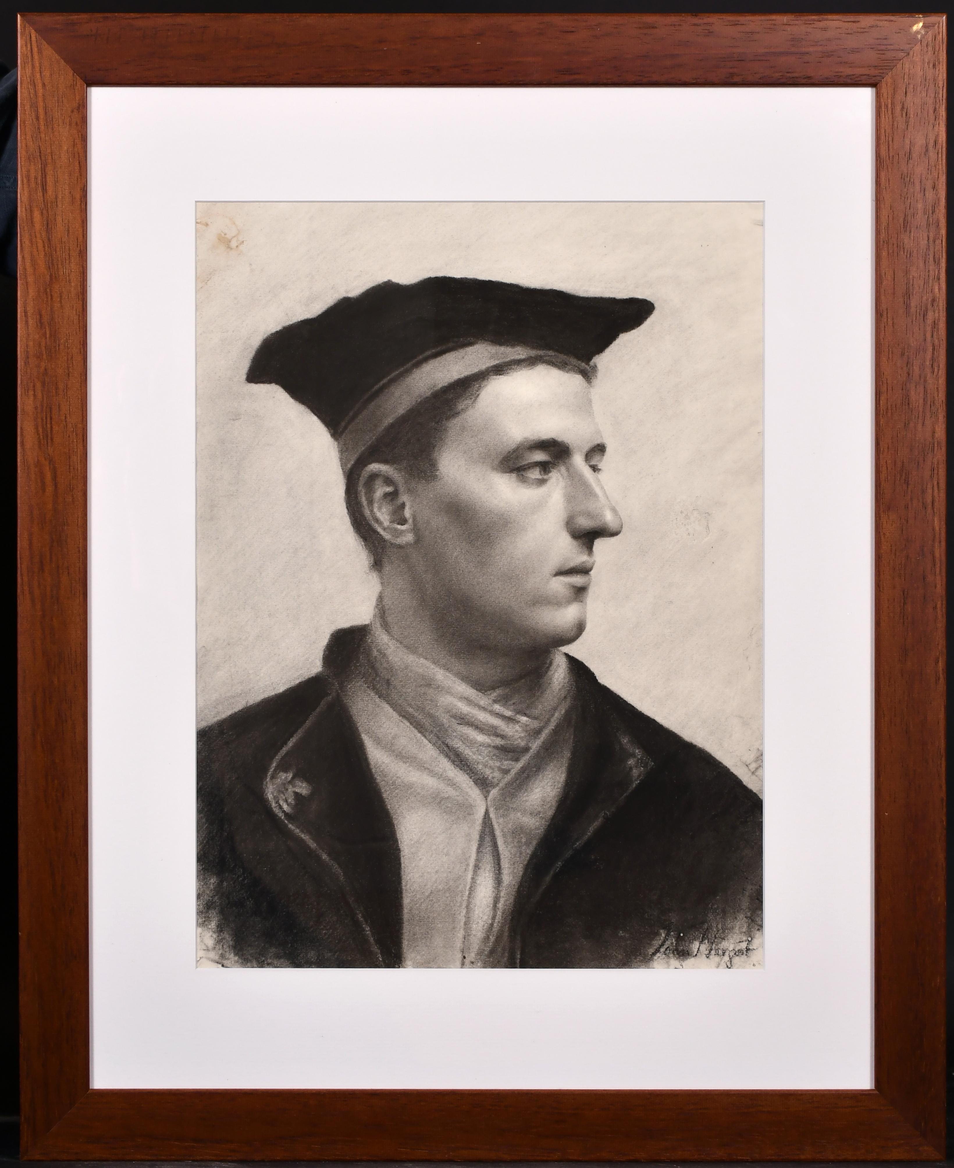Alphonse Legros Portrait – Porträt von John Seymour Lucas