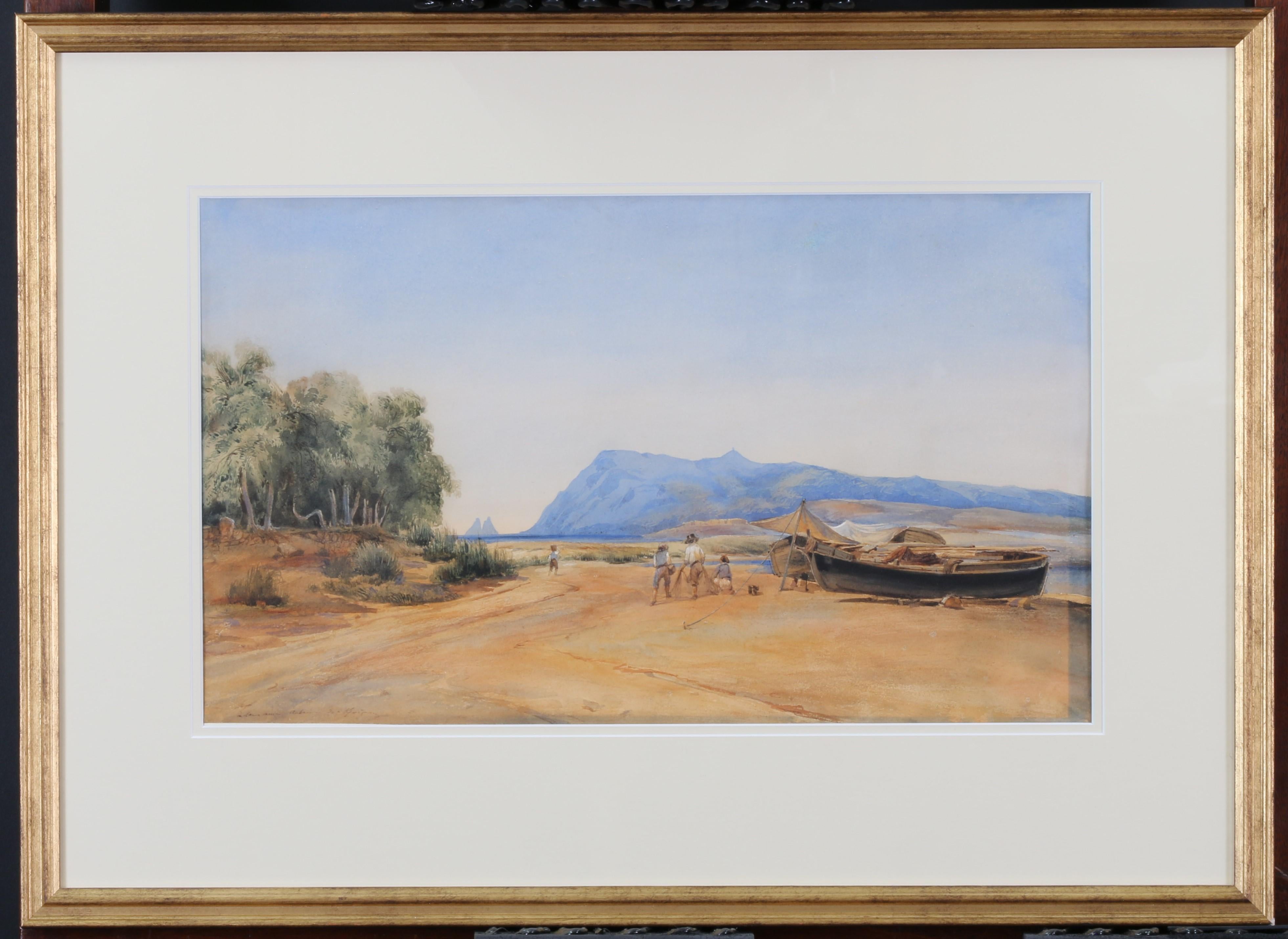 Landscape Art 19th century French School - Fernando De Noronha, Brésil