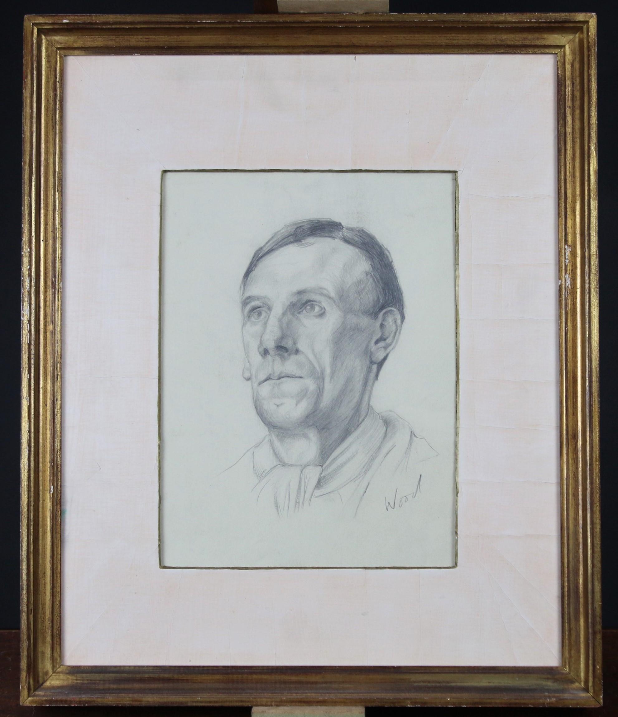 Christopher Wood Portrait – Porträt von Ben Nicholson