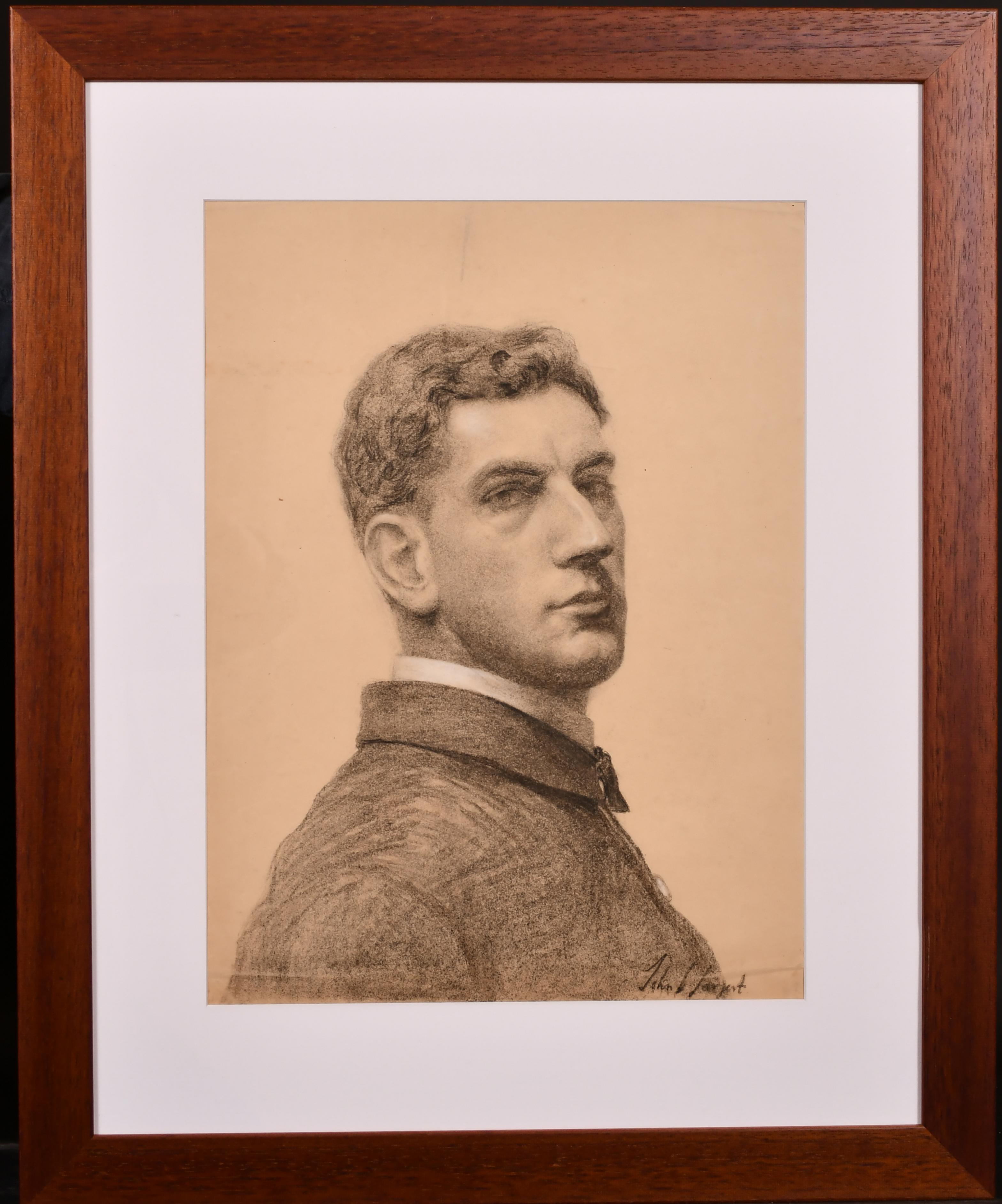 Signé plus tard comme John Singer Sargent, un portrait au fusain de Keith McLeod.  (artiste américain), dessin de qualité musée très rare.
Alphonse Legros était connu pour apprendre à ses élèves à dessiner de mémoire. Il était capable de dessiner en