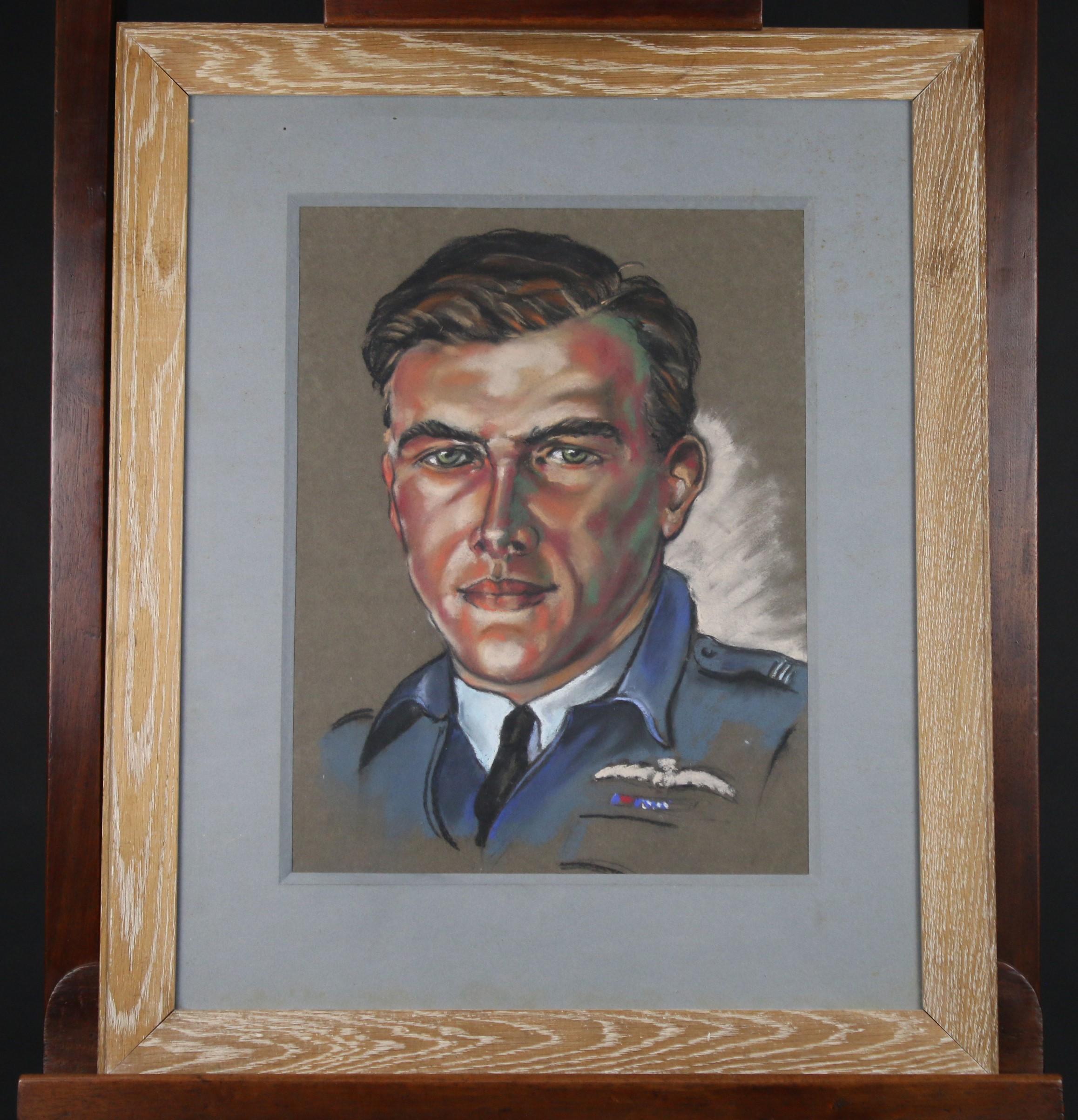 Three Portraits of WW2 RAF Pilots For Sale 3