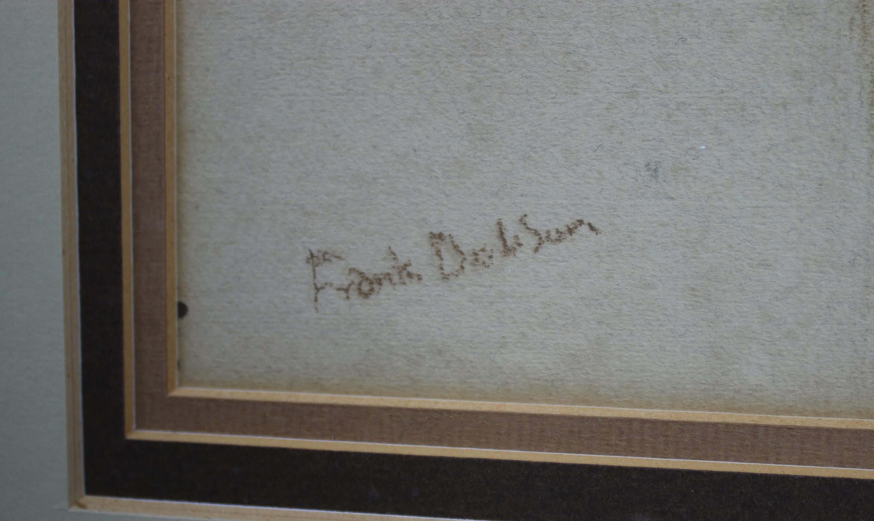 Frank Dobson, Graphitzeichnung aus der Frühzeit, signiert. 