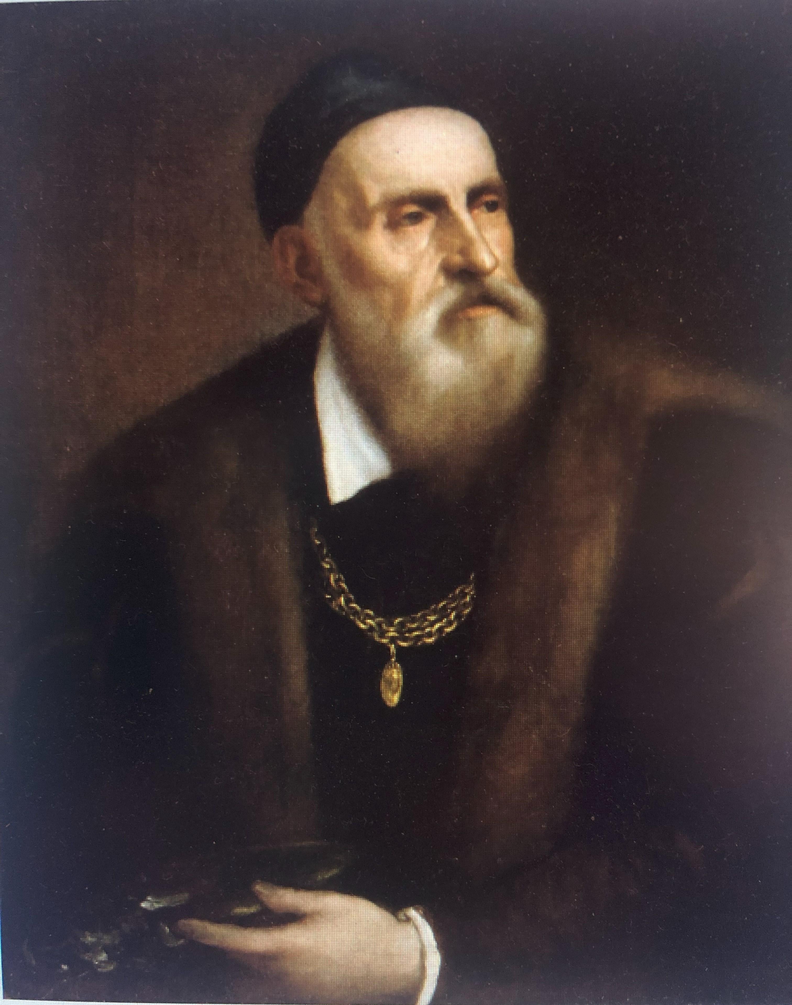 Portrait of Tiziano Vecellio   ' Titian ' For Sale 3