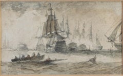Man of War. The Fleet in action.