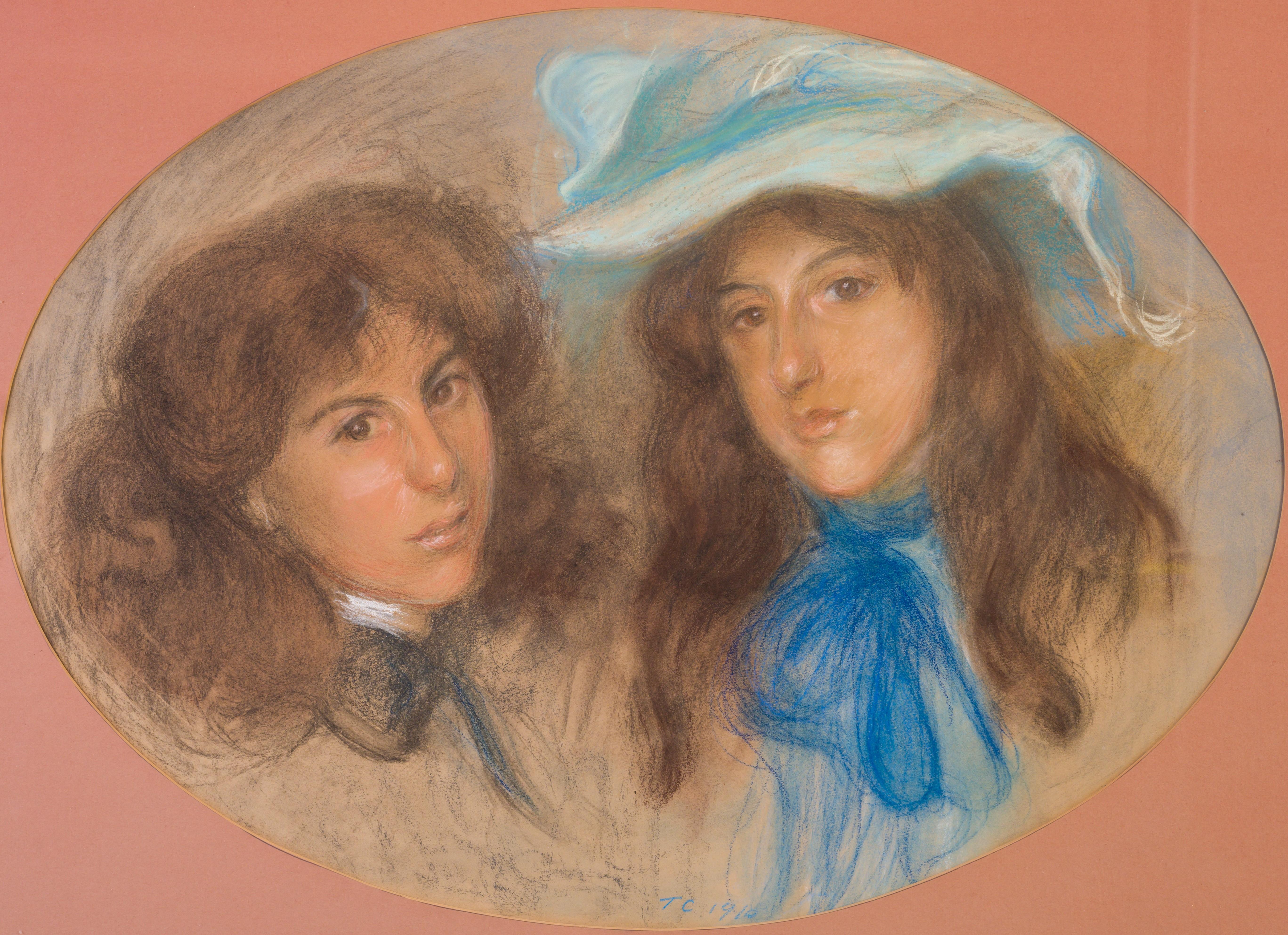 Die Schwestern von Pinschof (Braun), Portrait, von Tom Carrington