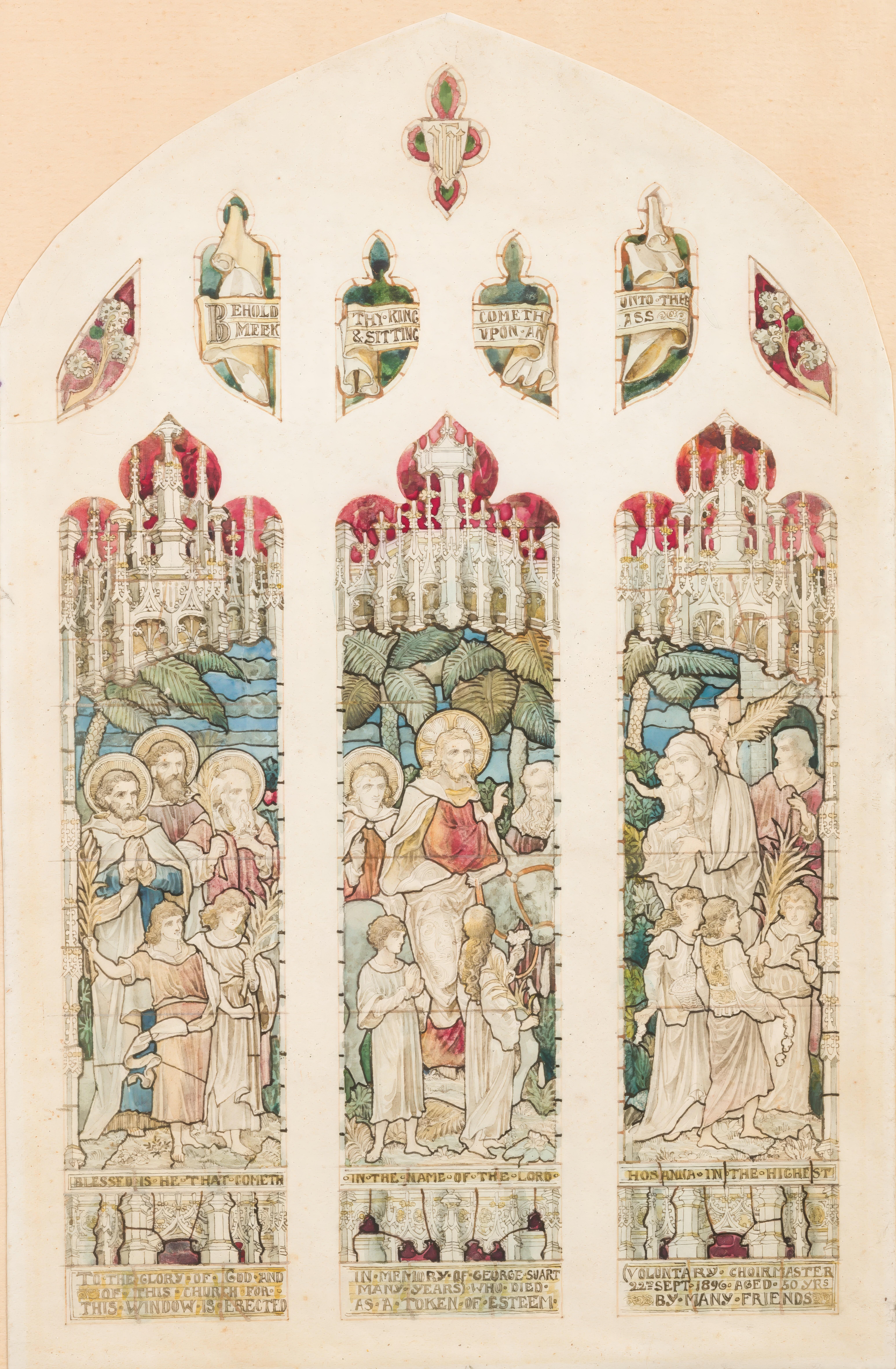 St. Michaels Church , Workington - Beige Interior Art by Robert Anning Bell