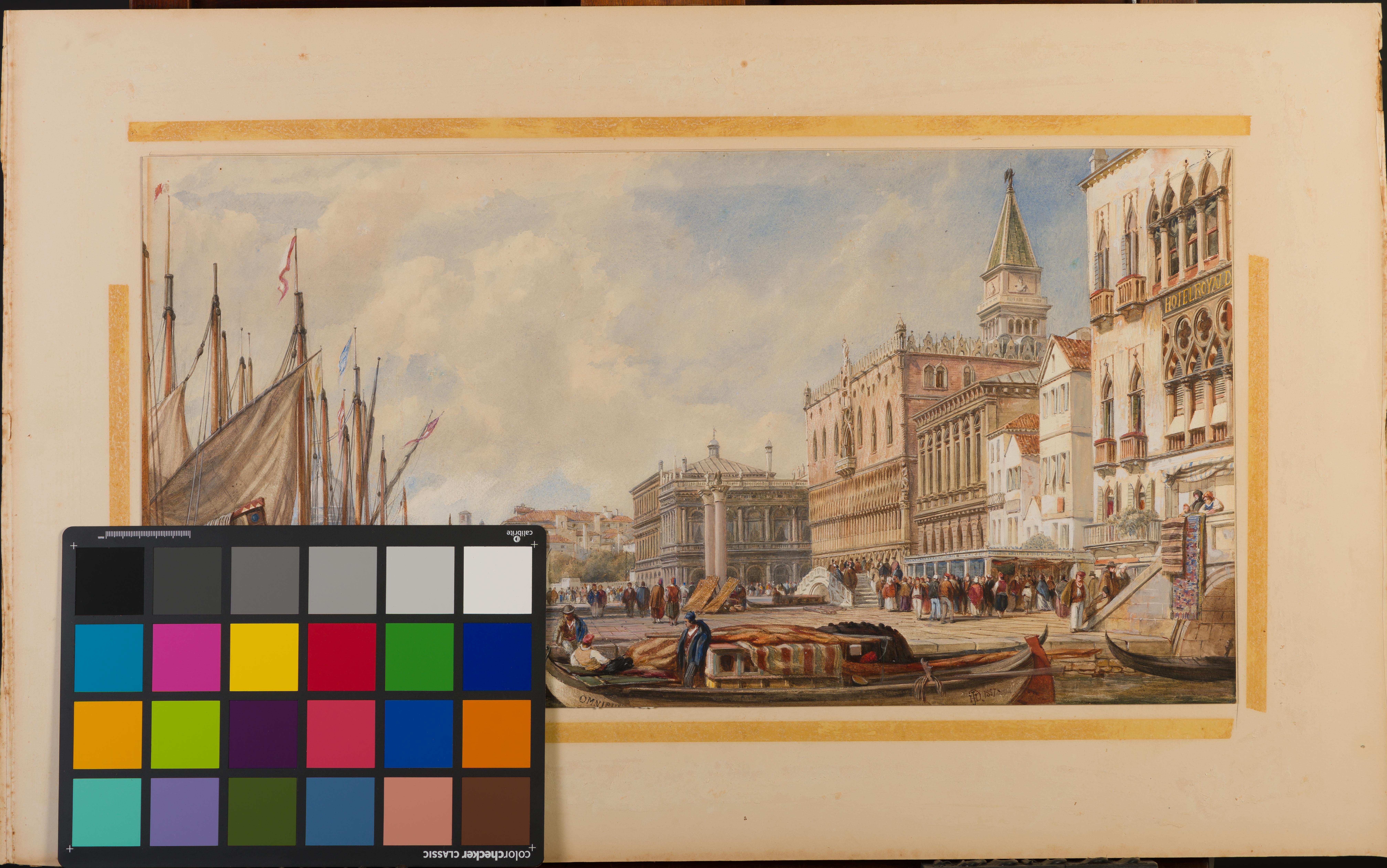 Venise  1857 - Art de James Herve d'Egville