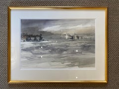 H.M.S. New Zealand  following Tiger in the opening phase of the Run to the South