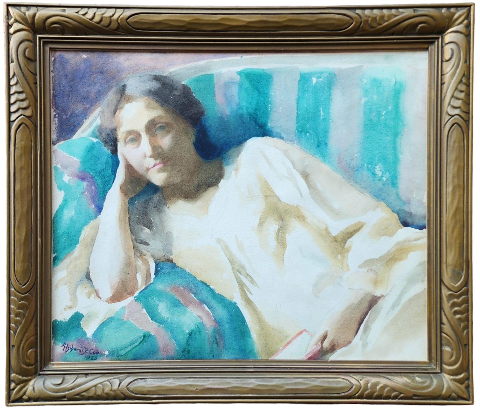Alphaeus Philemon Cole (Americano, 1876 - 1988)

Firmato: Alphaeus P. Cole 1926 (in basso a sinistra)

