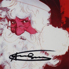 ANDY WARHOL (1928-1987), 'MYTHS - SANTA CLAUS' SIGNED INVITATION