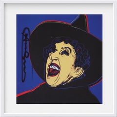 ANDY WARHOL (1928-1987), 'MYTHS - THE WITCH' SIGNED INVITATION