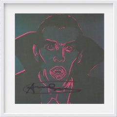 ANDY WARHOL (1928-1987), 'MYTHS - DRACULA' SIGNED INVITATION