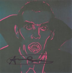 ANDY WARHOL (1928-1987), 'MYTHS - DRACULA' SIGNED INVITATION