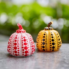 Citrouilles (lot de 2) Rouge Blanc Noir Jaune