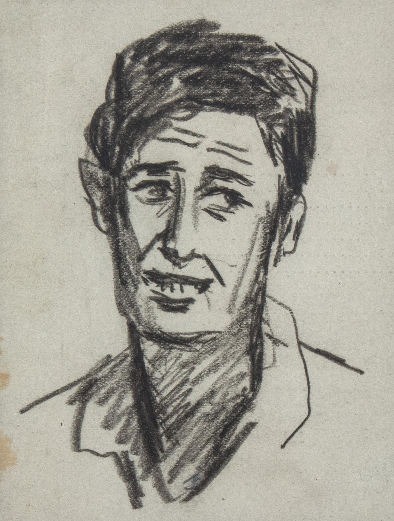 Boceto de retrato del artista de Filadelfia Julius Bloch en venta 1