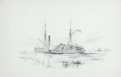 Civil War: US Army Transport "Neptune" by Xanthus Smith