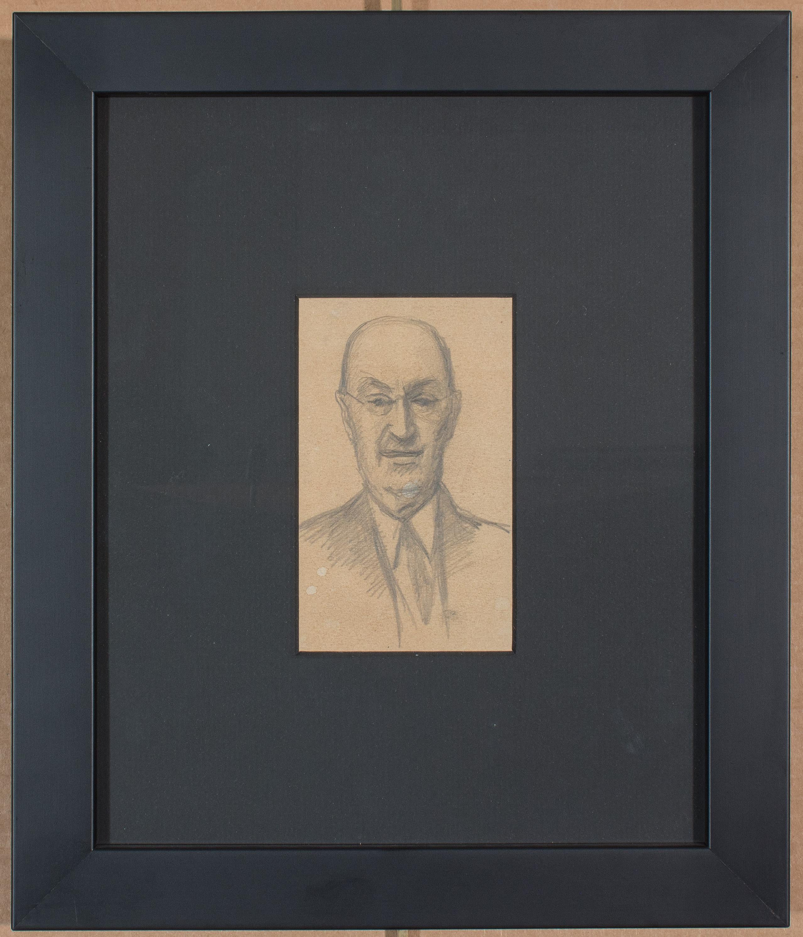 Retrato de un hombre del artista de Filadelfia Julius Bloch
