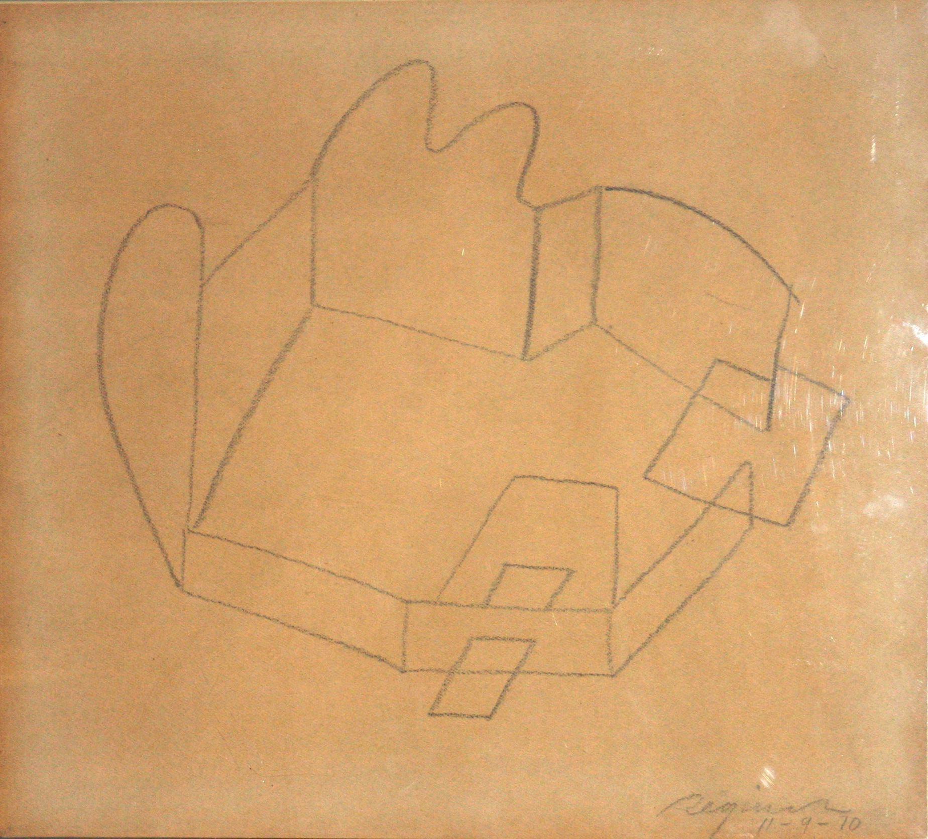 Peter Reginato Abstract Drawing - Sculpture Drawing