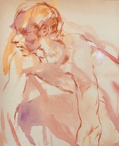 Originale Ronald-Form-Figurenzeichnung, signiert