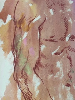 Original Ronald Shap figure drawing, signed