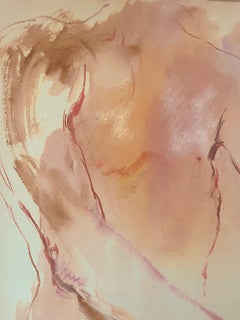 Original Ronald Shap figure drawing, signed