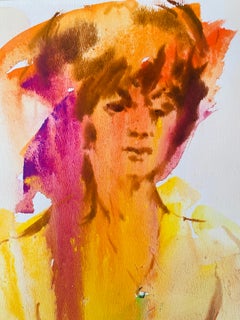 Original Ronald Shap figure drawing, signed