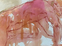 Original Ronald Shap figure drawing, signed