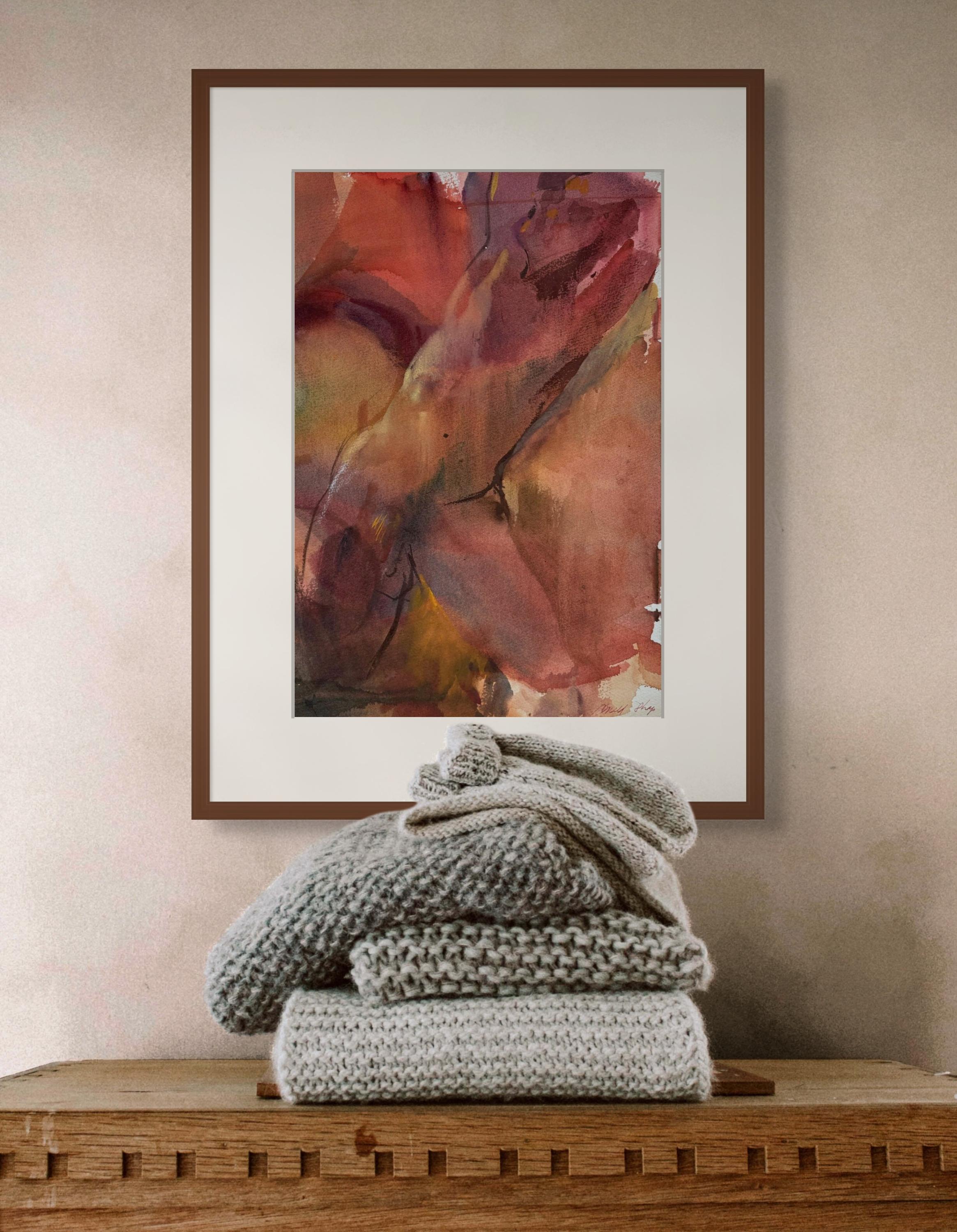 Original Ronald Shap figure drawing, signed For Sale 6