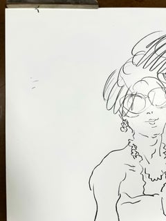 Original Ronald Shap figure drawing