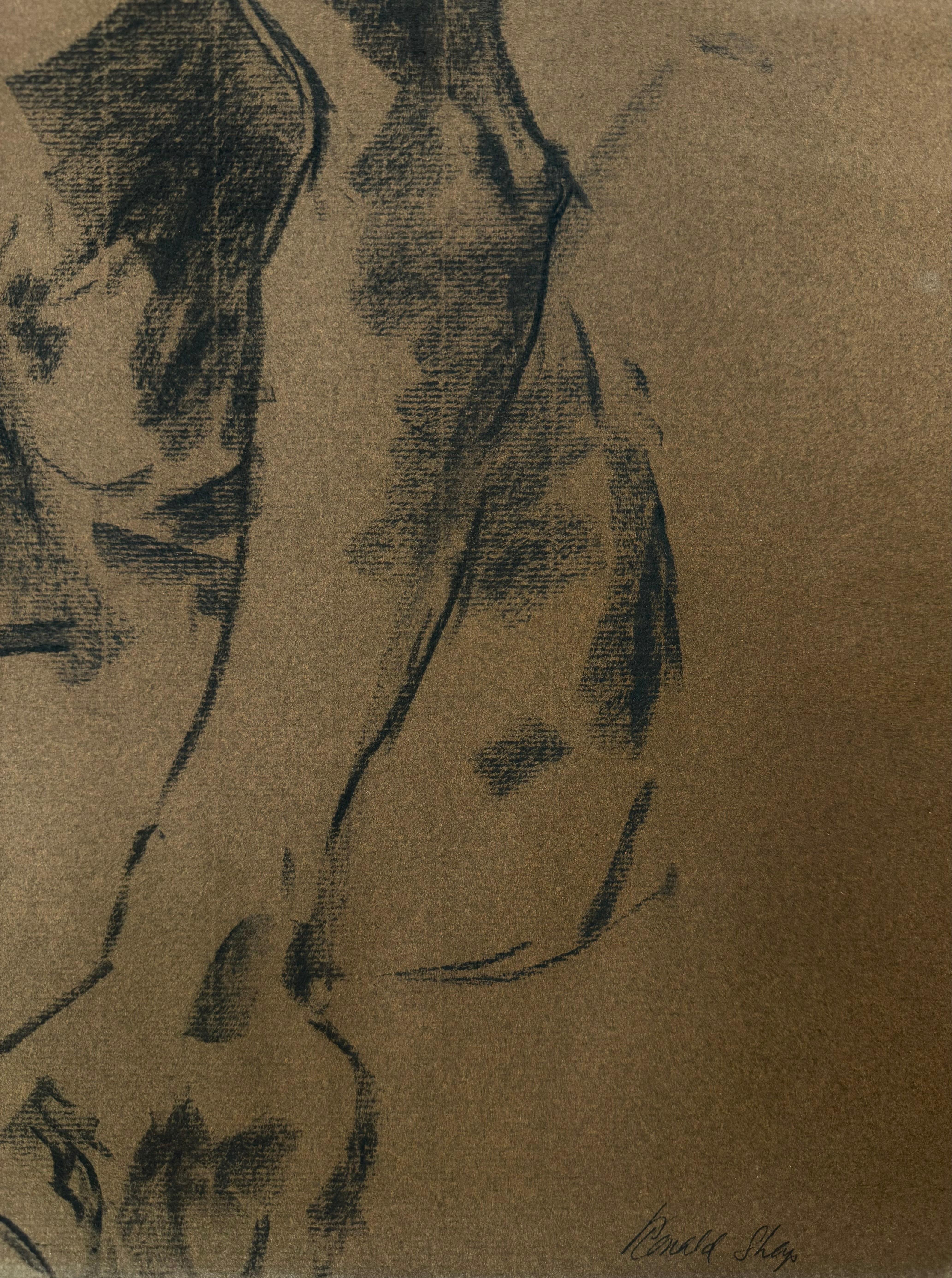 Dibujo original de una figura de Ronald Shap, firmado en venta 3
