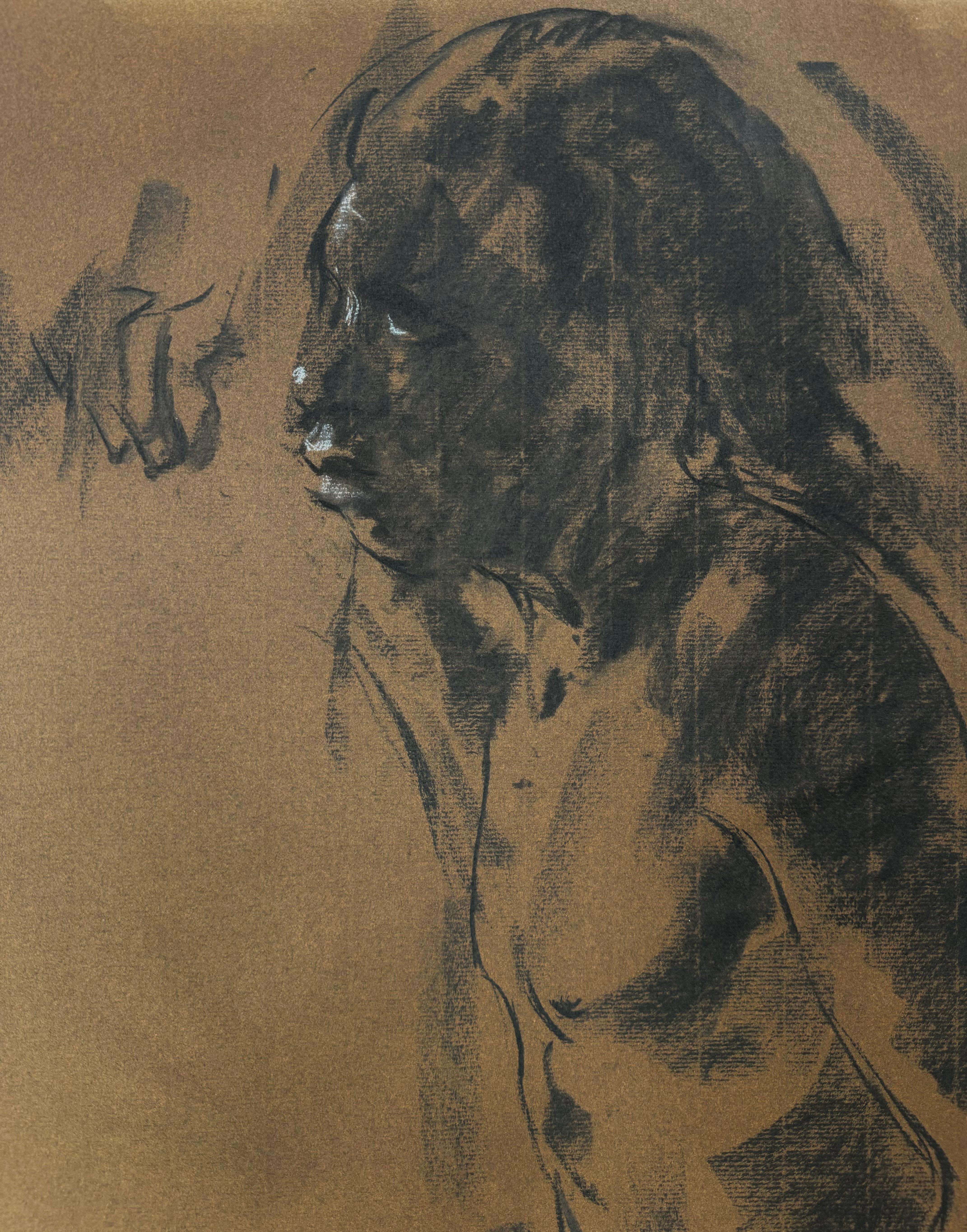 Dibujo original de una figura de Ronald Shap, firmado en venta 1