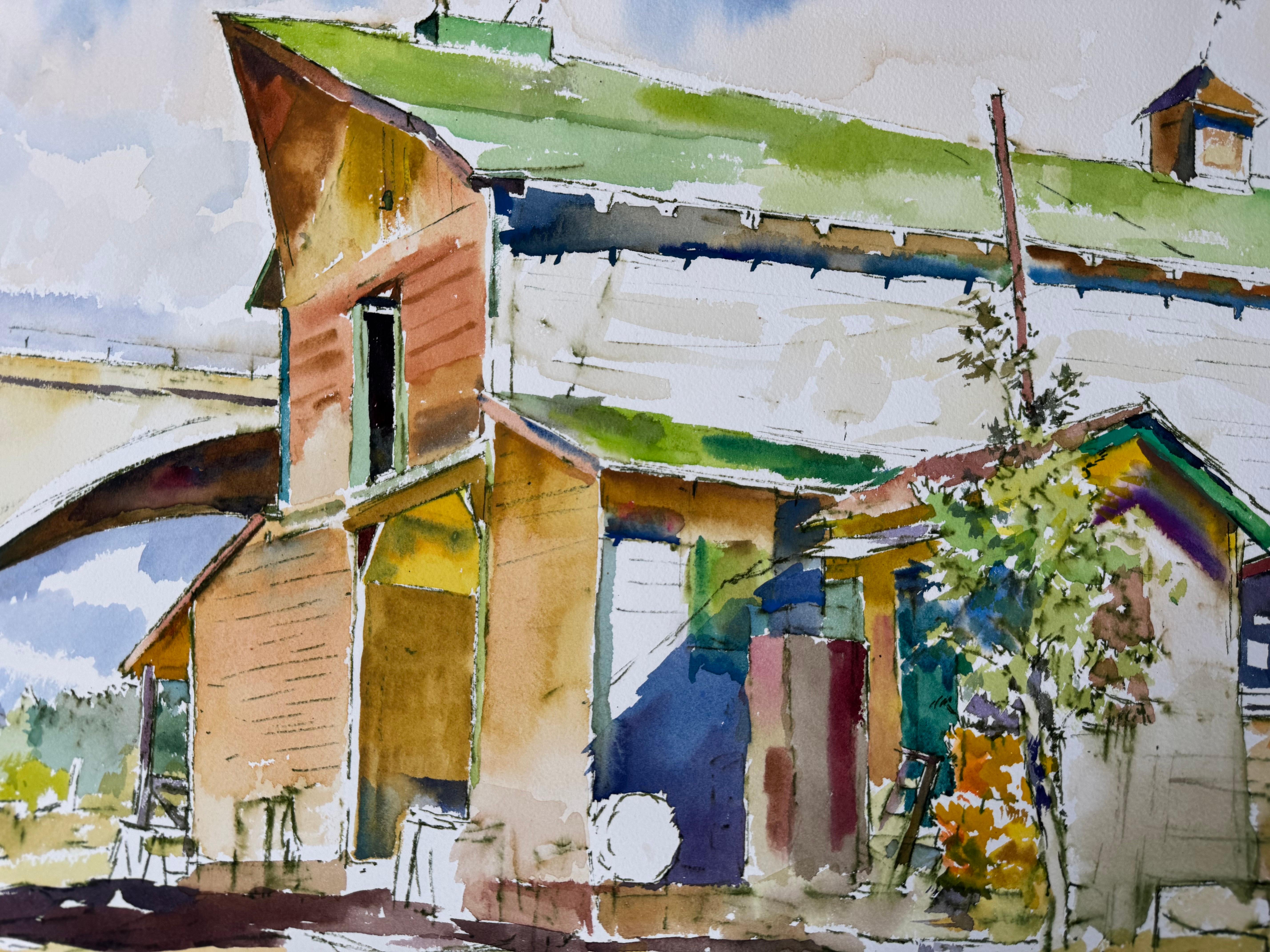 Scuderie Arroyo Seco, Pasadena - Landscape Art Beige di Ronald Shap