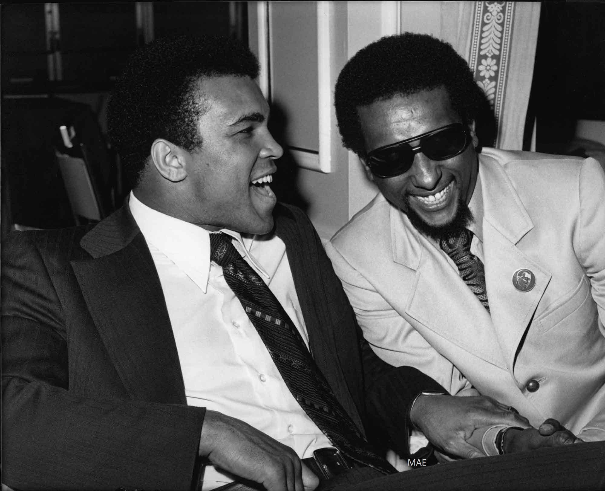 Guy Crowder Portrait Print - Icons & People - Muhammad Ali, Stokely Carmichael, Los Angeles, 1973 Print Later
