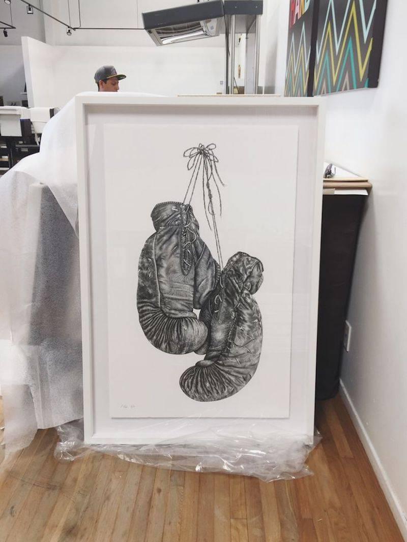 Gants de boxe - Art de Yelena York