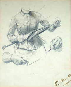 Study with Torso, Hands, and Umbrella - The characteristic of the inconspicuous 