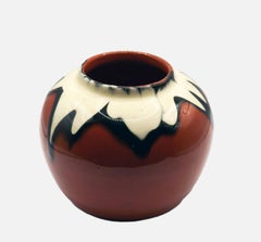 Kunsttöpferei Kandern, Vaso da buttare con smalto a doppio gradiente / - Vaso fiorito